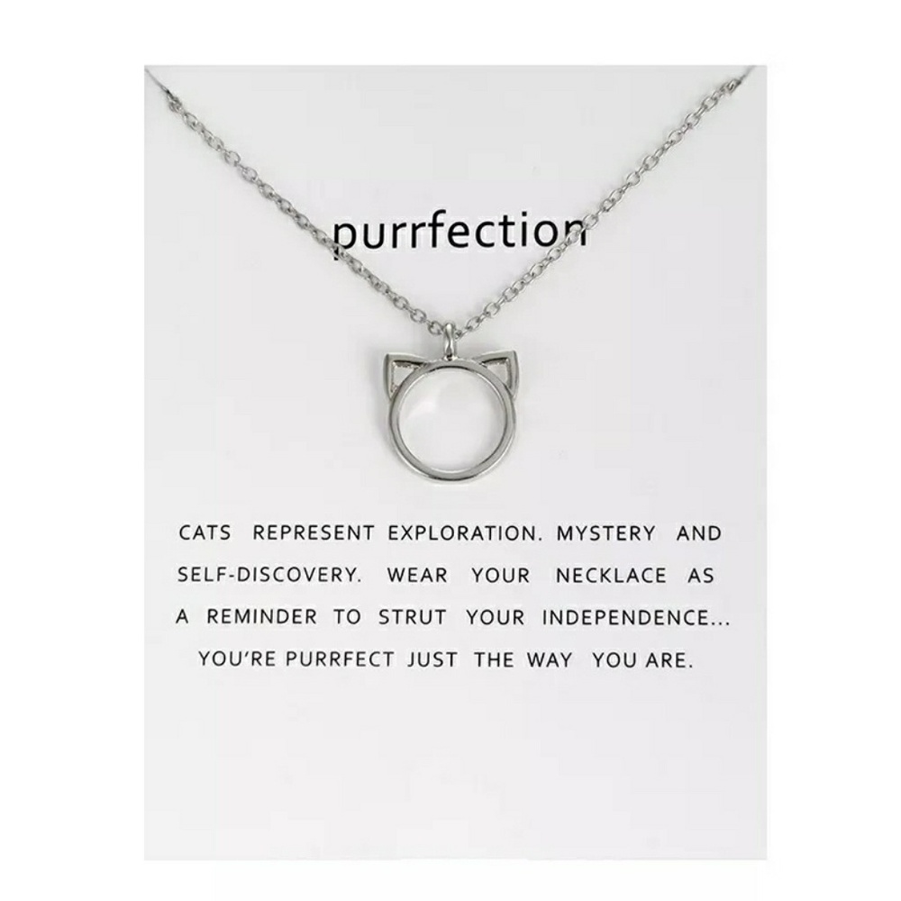 Purrfection Cat Kitten Necklace